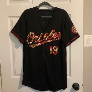 Baltimore orioles baseball jersey, size M